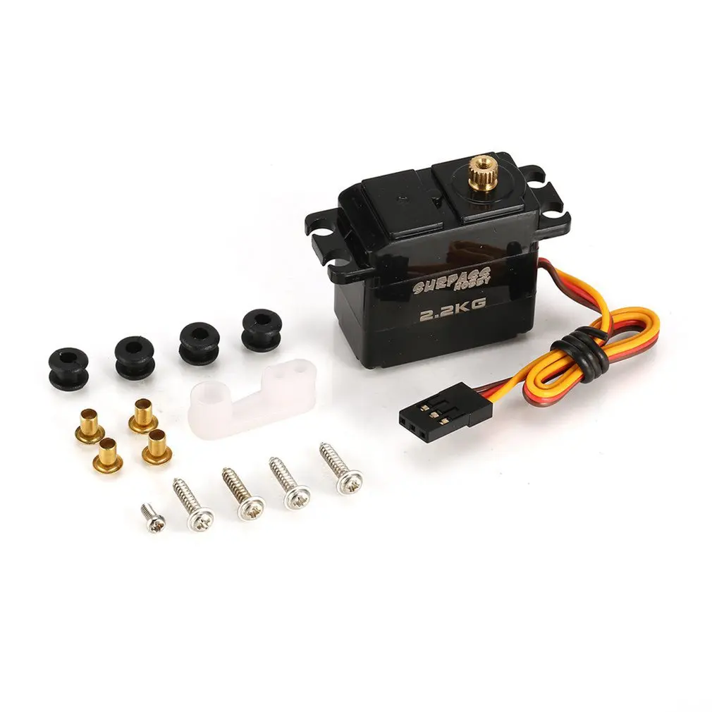 SURPASSHOBBY S2435 4500KV Brushless Motor S-25A ESC with 2.2kg Metal Gear Servo Brushless Combo Set for 1/16 1/18 RC Car Truck
SURPASSHOBBY S2435 4500KV Brushless Motor S-25A ESC with 2.2kg Metal Gear Servo Brushless Combo Set for 1/16 1/18 RC Car Truck