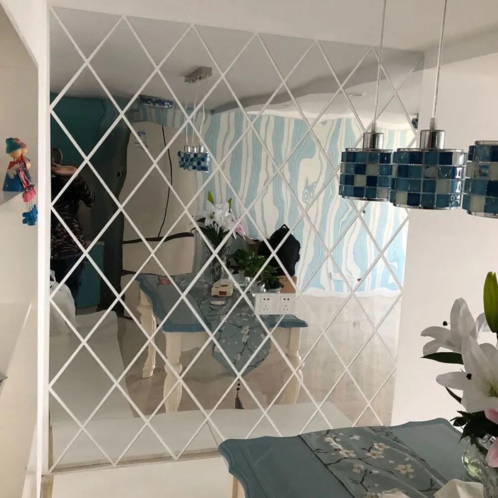 Diamonds Triangles Acrylic Wall Mirror Stickers 3D Mirror Wall Sticker DIY Art Self-Adhesive Wall Decals FLiving Room Home Decor
Diamonds Triangles Acrylic Wall Mirror Stickers 3D Mirror Wall Sticker DIY Art Self-Adhesive Wall Decals FLiving Room Home Decor