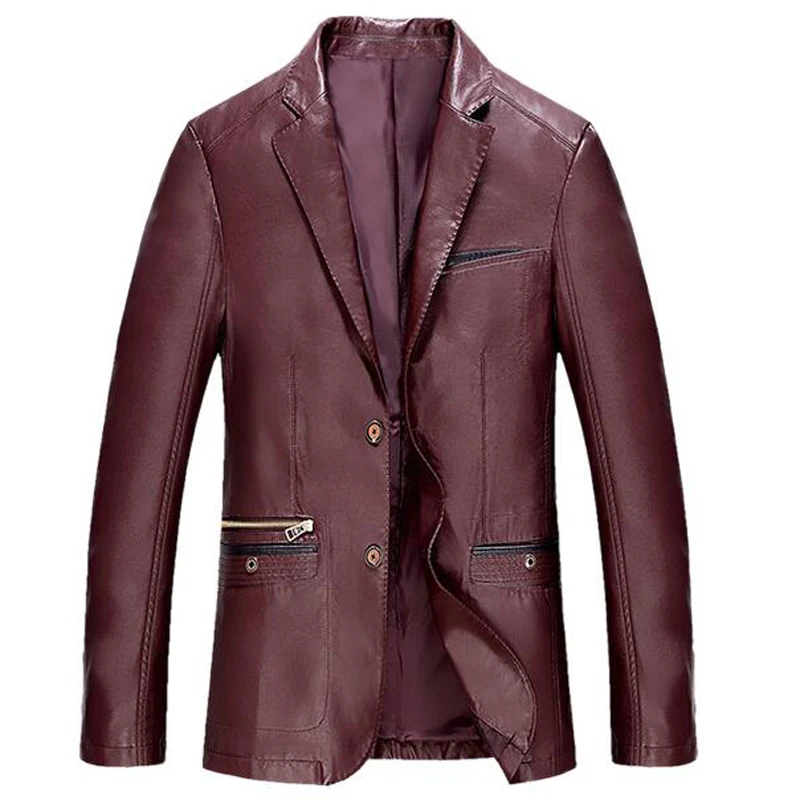 New Fashion Casual Mens Suede Leather Jacket Spring Business Formal Mens Suit Leather Jackets European and American Style C2115
New Fashion Casual Mens Suede Leather Jacket Spring Business Formal Mens Suit Leather Jackets European and American Style C2115