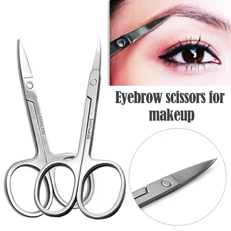 Stainless Steel Manicure Scissors Cutter Eyebrow Scissor Eyebrow Trimmer Eyebrow Eyelashes Nose Hair Scissor Nail Makeup
Stainless Steel Manicure Scissors Cutter Eyebrow Scissor Eyebrow Trimmer Eyebrow Eyelashes Nose Hair Scissor Nail Makeup