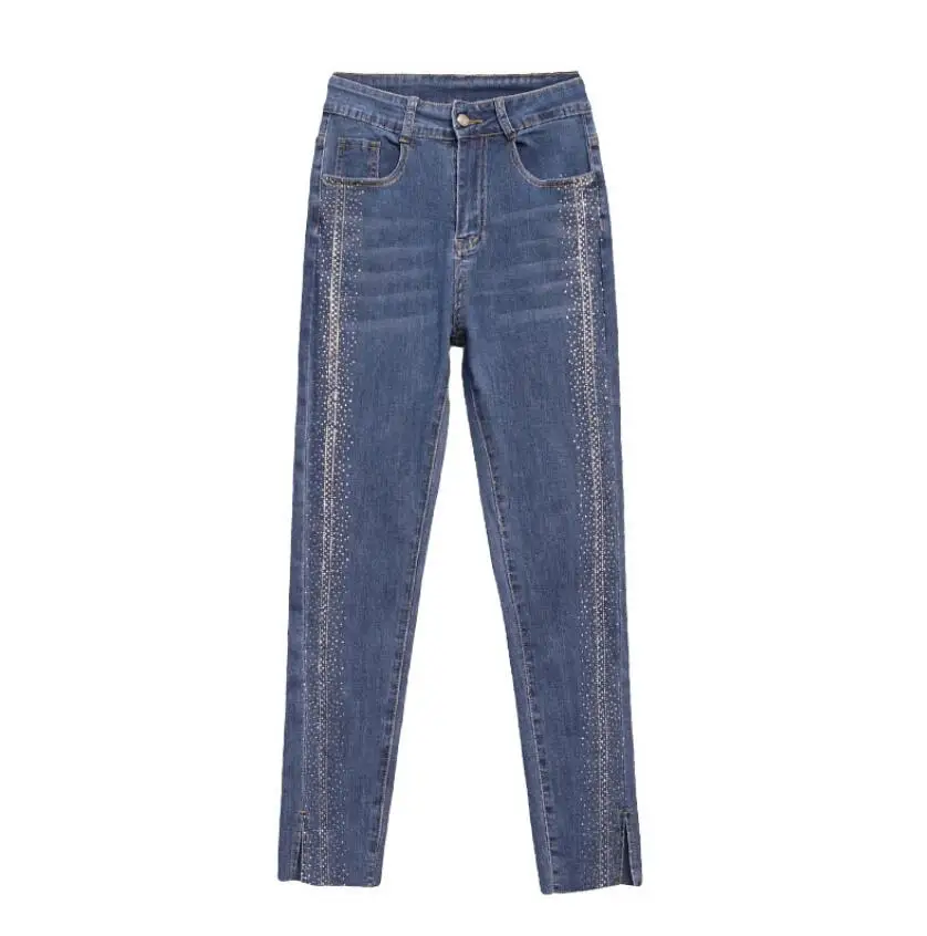 Fashion Hot Drilling Skinny Jeans Women New Spring Autumn Mid-Waist Stretch Slim Denim Pencil Pants Plus Size 4XL s1893
Fashion Hot Drilling Skinny Jeans Women New Spring Autumn Mid-Waist Stretch Slim Denim Pencil Pants Plus Size 4XL s1893
