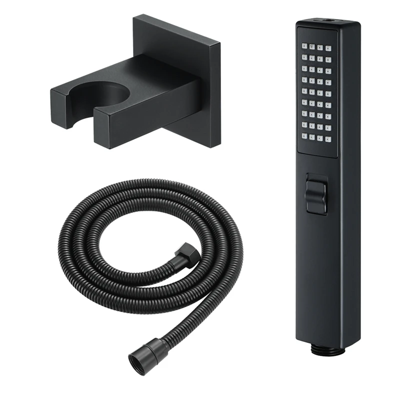 Bathroom Accessories Wall Shower Mounting Brackets Black Shower&Spray 2 Function Handheld Sprinkler 150CM Hose
Bathroom Accessories Wall Shower Mounting Brackets Black Shower&Spray 2 Function Handheld Sprinkler 150CM Hose