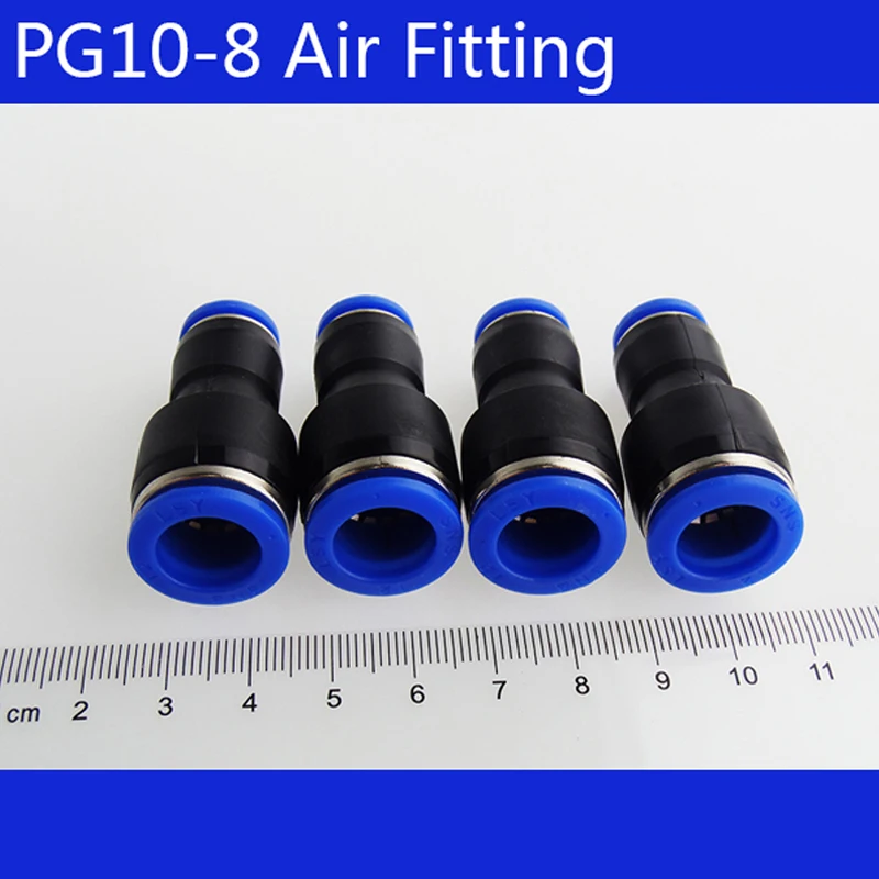 High quality 100pcs PG10-8 Unequal Diameter Air Tube Fitting Straight Union,One Touch Push In Pneumatic Fitting Connectors
High quality 100pcs PG10-8 Unequal Diameter Air Tube Fitting Straight Union,One Touch Push In Pneumatic Fitting Connectors