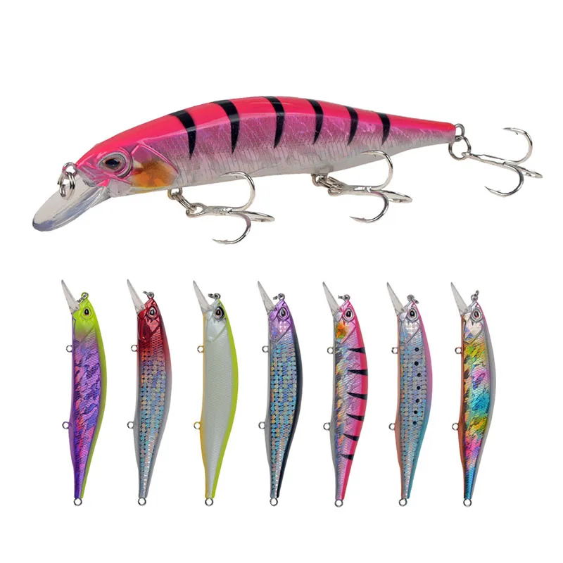 7 Colors 15.5g/12cm Minnow Artificial Floating ABS Plastic Hard Bait Wobbler 3D Eyes 4# With BBK Hook Bionic Bait Fishing Lures 
7 Colors 15.5g/12cm Minnow Artificial Floating ABS Plastic Hard Bait Wobbler 3D Eyes 4# With BBK Hook Bionic Bait Fishing Lures