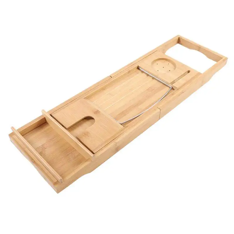Bamboo Bathtub Caddy Tray with Extending Sides Cellphone Wineglass Holder Accessories Placement Extending Bathtub Caddy
Bamboo Bathtub Caddy Tray with Extending Sides Cellphone Wineglass Holder Accessories Placement Extending Bathtub Caddy