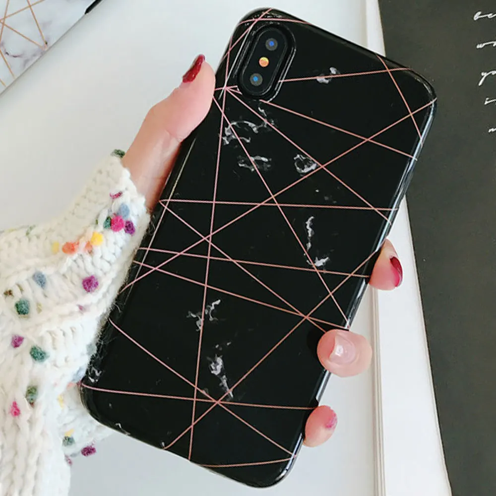Фото Мраморный чехол для iPhone 7Plus 8Plus 7 8 6Plus 6 X XS XR MAX | Мобильные телефоны и аксессуары