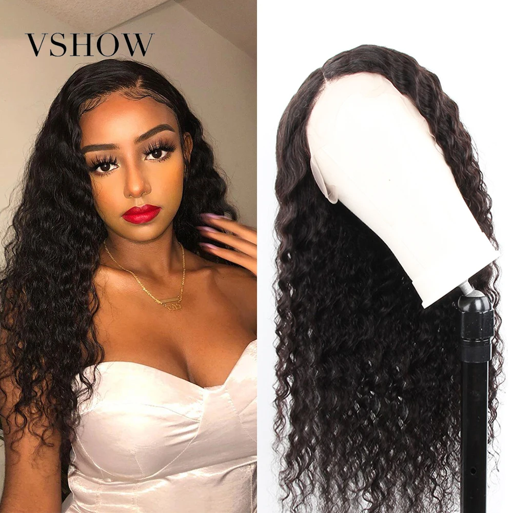 VSHOW HAIR Brazilian Deep Wave 13x4x1 Lace Front Wig Pre Plucked With Baby Hair T-Part Lace Wig Human Hair Wigs For Black Women
VSHOW HAIR Brazilian Deep Wave 13x4x1 Lace Front Wig Pre Plucked With Baby Hair T-Part Lace Wig Human Hair Wigs For Black Women