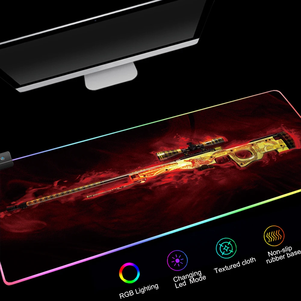 RGB Large Mouse Pad CSGO Gaming Mouse Pad Rubber CS GO Gamer Computer Mousepad AWP Led Backlight Carpet XXL Keyboard Desk Mats
RGB Large Mouse Pad CSGO Gaming Mouse Pad Rubber CS GO Gamer Computer Mousepad AWP Led Backlight Carpet XXL Keyboard Desk Mats