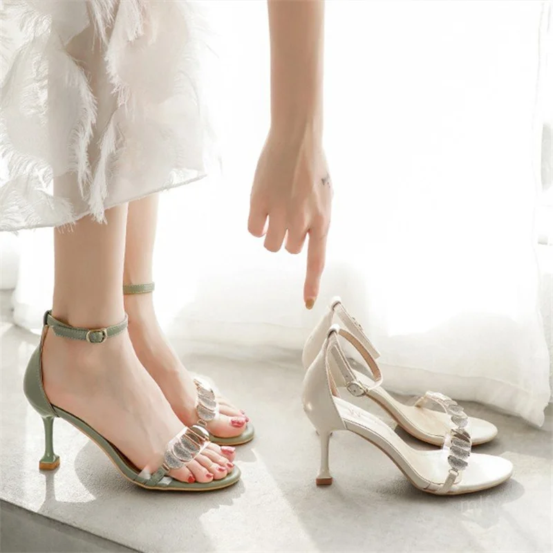 One word strap sandals women 2021 new summer fairy style ladies high heels rhinestone stiletto sandals shoes for women sandals
One word strap sandals women 2021 new summer fairy style ladies high heels rhinestone stiletto sandals shoes for women sandals