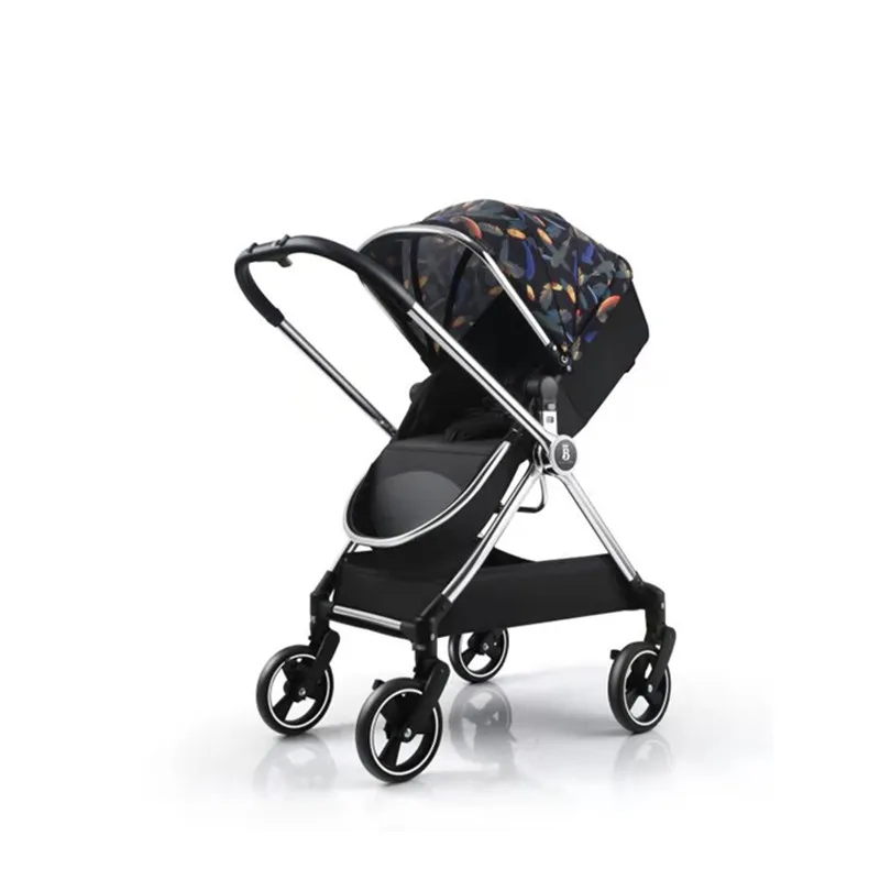 

Baby Stroller 3 In 1 High View Luxury Baby Infant Carriage Stroller Baby Cart Travel System Cradle Pram Buggy