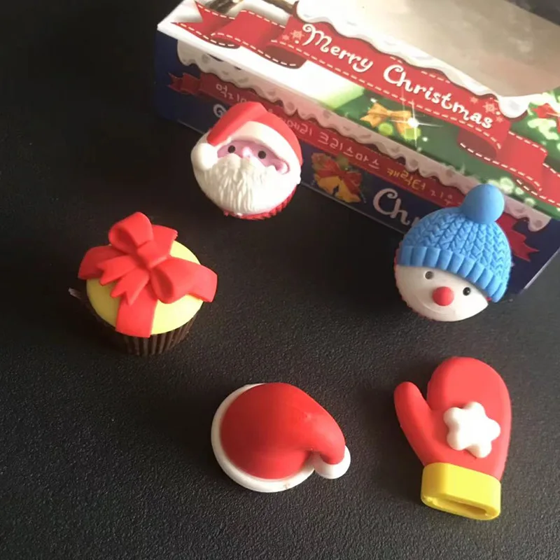 New Christmas Eraser Set Cute Cartoon Santa Snowman Creative Student Rubber Boxed Wholesale Merry Xmas 2021 School Supplies
New Christmas Eraser Set Cute Cartoon Santa Snowman Creative Student Rubber Boxed Wholesale Merry Xmas 2021 School Supplies