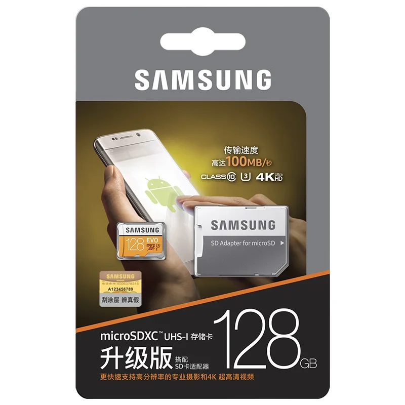 

SAMSUNG New U3 Micro SD 256GB/128GB/64GB SDXC U1 32GB/16GB SDHC Class10 TF CF Memory Card C10 Microsd Flash Cards Shipping