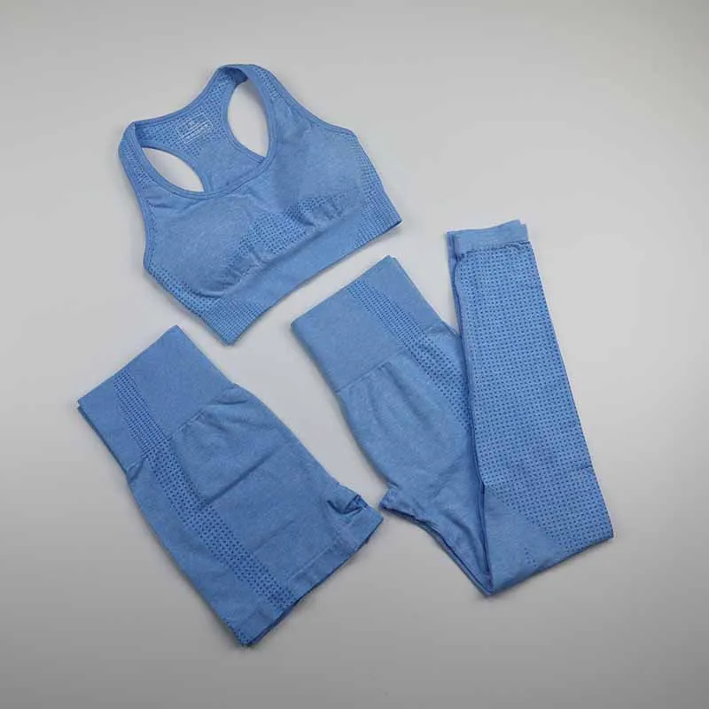 Seamless Yoga Set Women Workout Clothes Fitness Sportswear Gym Clothing High Waist Leggings Running Shorts And Sports Bra Set
Seamless Yoga Set Women Workout Clothes Fitness Sportswear Gym Clothing High Waist Leggings Running Shorts And Sports Bra Set
