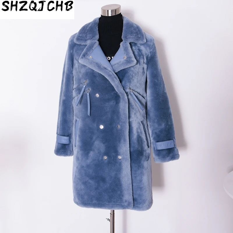 JCHB 2021 Real Fur Coat Women Natural Sheep Shearling Winter Coat Women Real Fur Jacket for Womens Clothing Manteau Femme YY755
JCHB 2021 Real Fur Coat Women Natural Sheep Shearling Winter Coat Women Real Fur Jacket for Womens Clothing Manteau Femme YY755