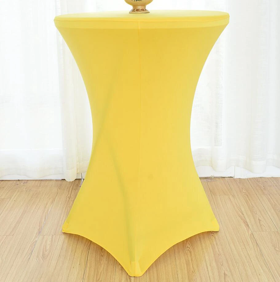 Высококачественная скатерть для коктейльного стола 22 цвета из спандекса и