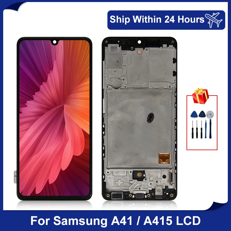 Оригинальный дисплей для Samsung Galaxy A41 LCD SM-A415F/DS A415F, сенсорный экран, дигитайзер для Samsung A415 LCD, запасные части
Оригинальный дисплей для Samsung Galaxy A41 LCD SM-A415F/DS A415F, сенсорный экран, дигитайзер для Samsung A415 LCD, запасные части