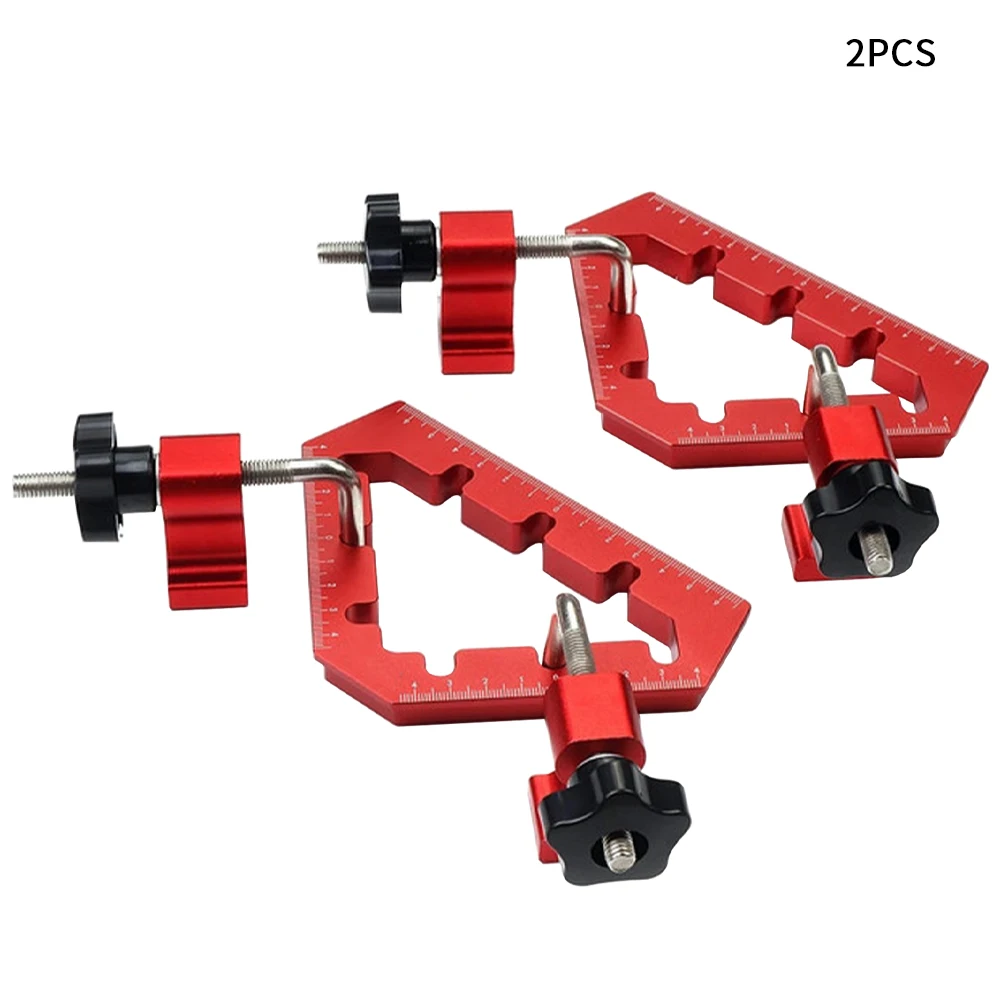 2pcs Carpenter Tool Right Angle Clamp Home Aluminum Alloy Clip Accurate Frame Adjustable Ruler Multifunction Fixture Accessories
2pcs Carpenter Tool Right Angle Clamp Home Aluminum Alloy Clip Accurate Frame Adjustable Ruler Multifunction Fixture Accessories