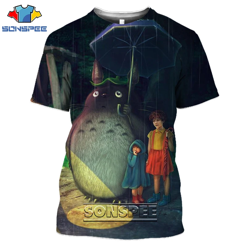 SONSPEE My Neighbor Totoro Anime Cute Men Women 3D T-shirt Harajuku Sexy Kawaii Summer Fashion Casual Short Sleeve O-Neck Top
SONSPEE My Neighbor Totoro Anime Cute Men Women 3D T-shirt Harajuku Sexy Kawaii Summer Fashion Casual Short Sleeve O-Neck Top