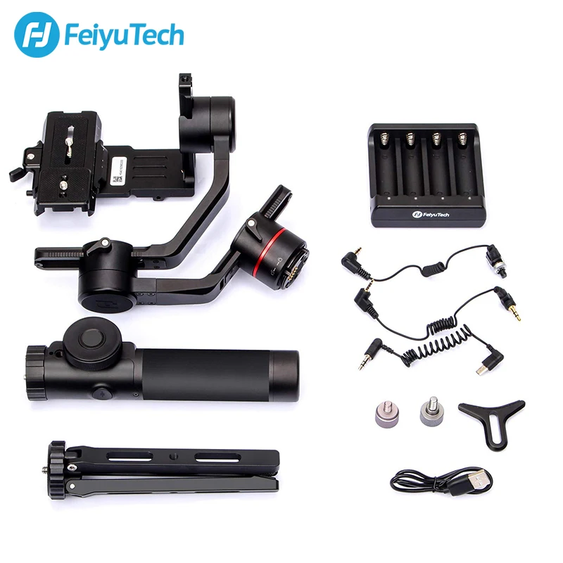 FeiyuTech AK2000 3-Axis DSLR Camera Stabilizer Tripod Follow Focus for Sony Canon 5D Panasonic GH5/GH5S Nikon D850 2.8KG Payload
FeiyuTech AK2000 3-Axis DSLR Camera Stabilizer Tripod Follow Focus for Sony Canon 5D Panasonic GH5/GH5S Nikon D850 2.8KG Payload
