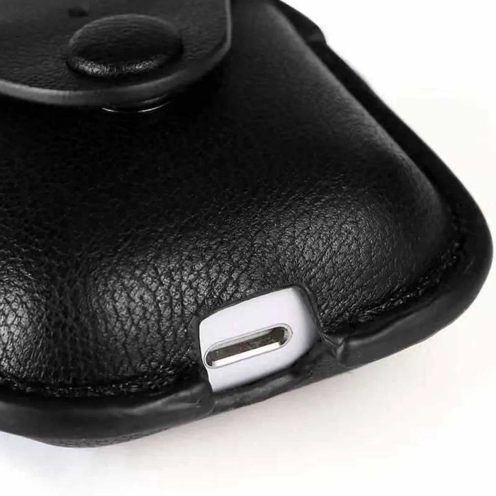 PU Leather Cover Earphones Charging Box Protective Case with Keychain for Apple AirPods ND998
PU Leather Cover Earphones Charging Box Protective Case with Keychain for Apple AirPods ND998
