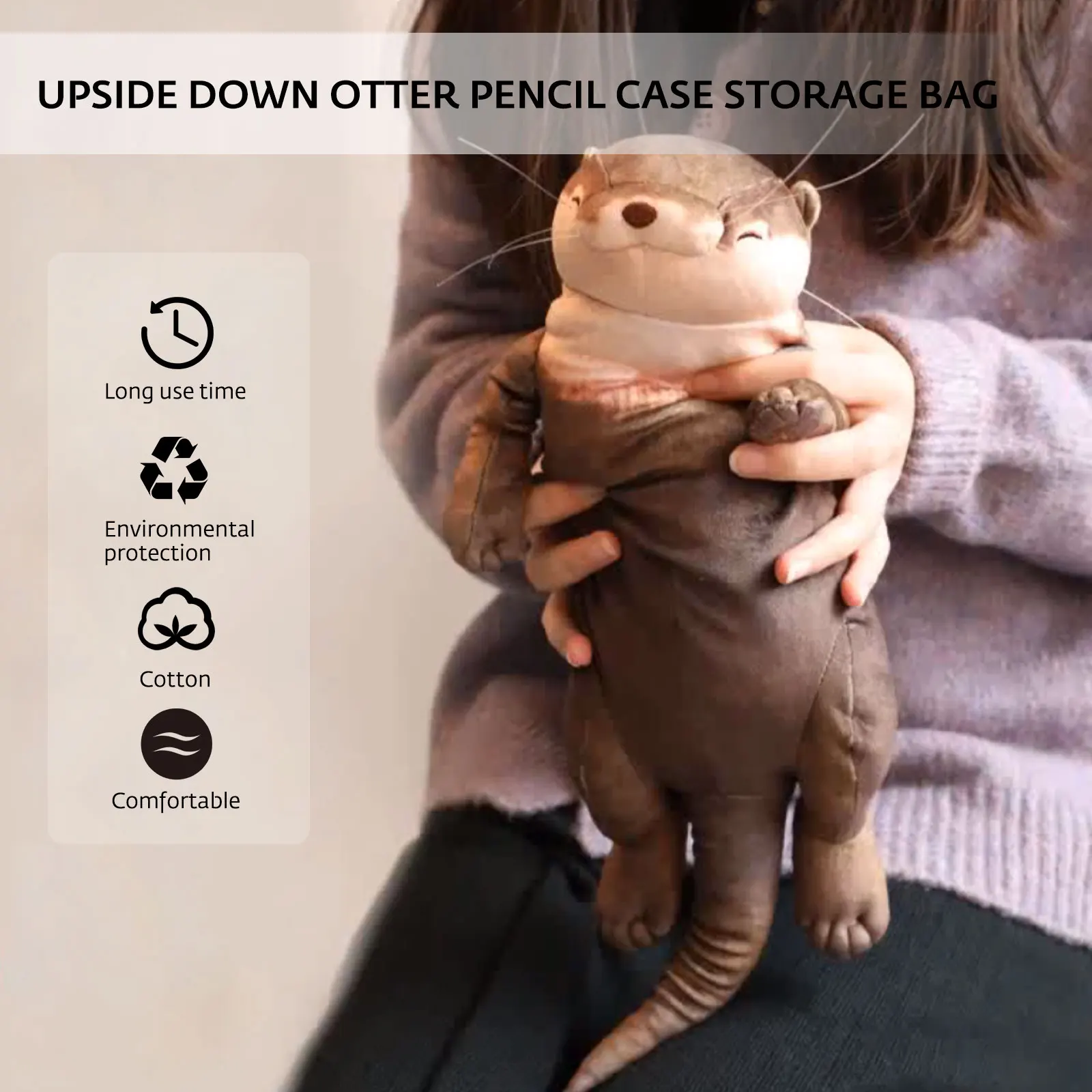 40cm Cute Otter Stuffed Down Cotton Pencil Case Wrist Pad Pillow Children Kids Girls Christmas Birthday Gift
40cm Cute Otter Stuffed Down Cotton Pencil Case Wrist Pad Pillow Children Kids Girls Christmas Birthday Gift
