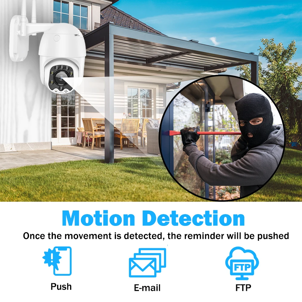 3G 4G SIM Card IP Camera 1080P HD Camera WIFI PTZ 5X Zoom Auto Focus Dome Camera Outdoor Security CCTV P2P IR Night Vision 30M
3G 4G SIM Card IP Camera 1080P HD Camera WIFI PTZ 5X Zoom Auto Focus Dome Camera Outdoor Security CCTV P2P IR Night Vision 30M