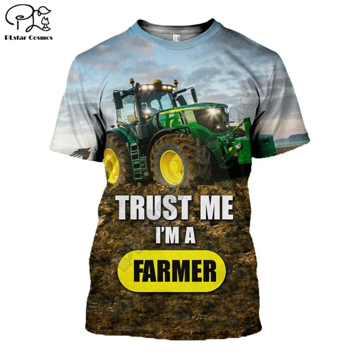 PLstar Cosmos summer Fashion Tractor 3D Printed Harajuku streetwear T shirts Funny man women Casual Short sleeve style-1
PLstar Cosmos summer Fashion Tractor 3D Printed Harajuku streetwear T shirts Funny man women Casual Short sleeve style-1