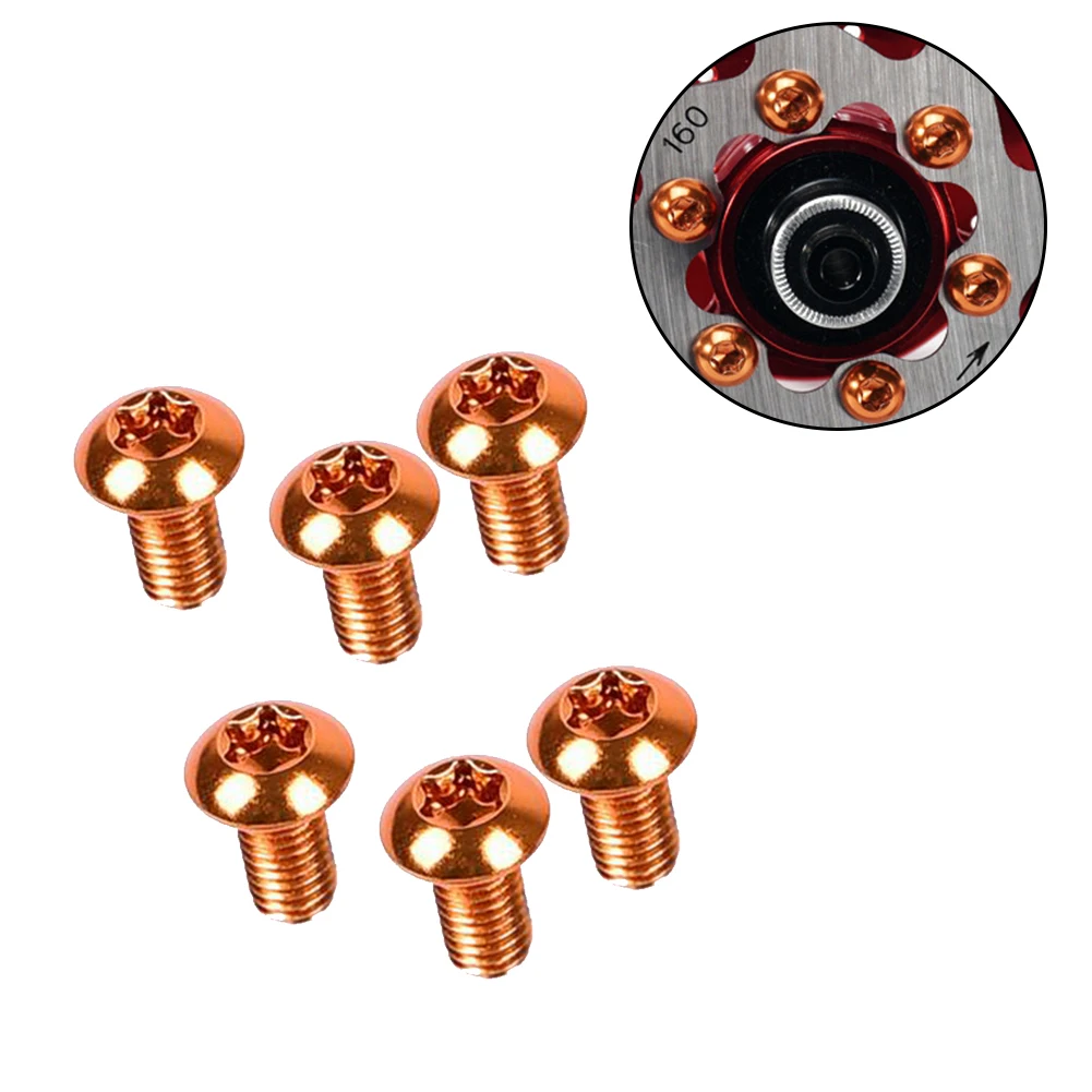 New 12Pcs Bicycle Disc Brake Screw Colorful Mountain Bike Brake Rotor Bolts Anti-Skid Brake Disc Screws Bike Rotor Fixing Screws
New 12Pcs Bicycle Disc Brake Screw Colorful Mountain Bike Brake Rotor Bolts Anti-Skid Brake Disc Screws Bike Rotor Fixing Screws