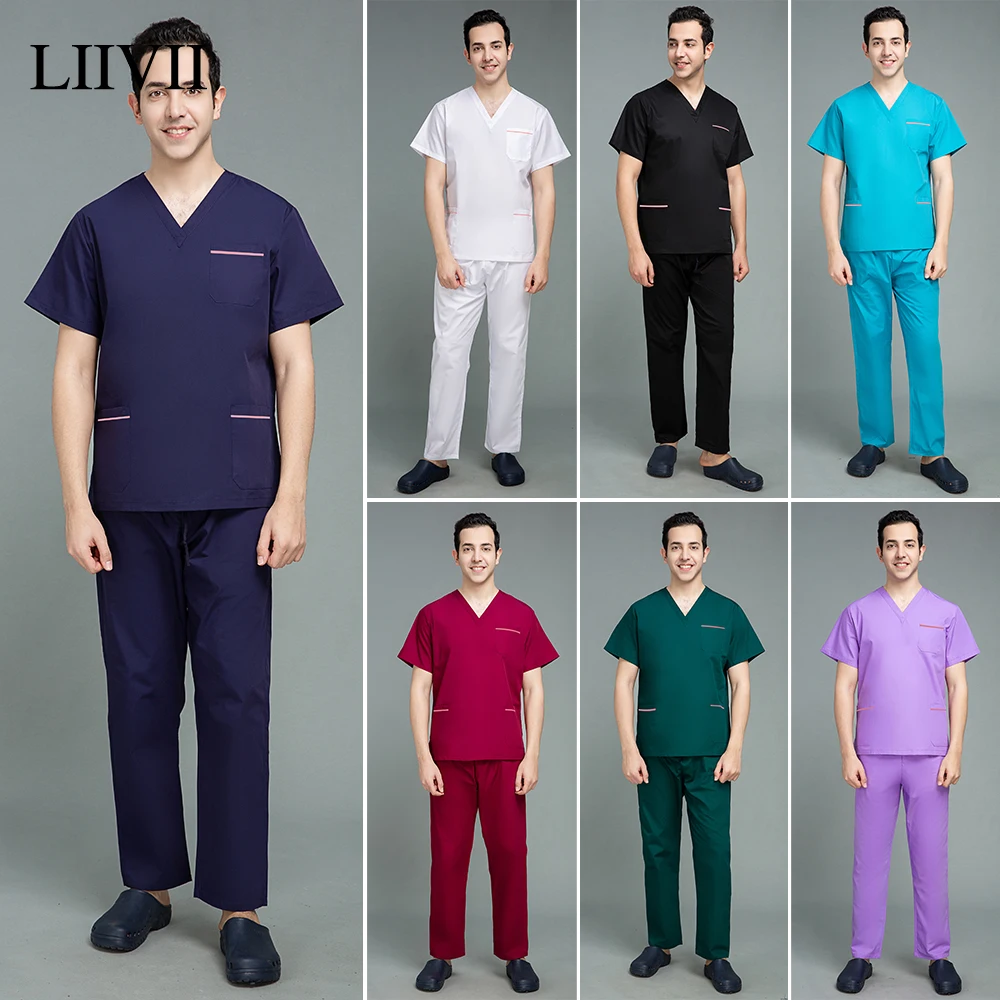 Solid Color Working Scrubs Tops Pet Grooming Doctor Uniform Beauty Salon Work Clothing Veterinary Beauty Uniform Wholesale Price
Solid Color Working Scrubs Tops Pet Grooming Doctor Uniform Beauty Salon Work Clothing Veterinary Beauty Uniform Wholesale Price