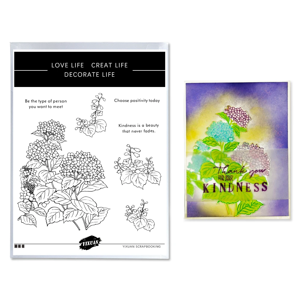 YX079 Hydrangea Photopolymer Stamps Metal Cutting Dies And Stamps Stencils Scrapbooking Photo Album Decorative Embossing
YX079 Hydrangea Photopolymer Stamps Metal Cutting Dies And Stamps Stencils Scrapbooking Photo Album Decorative Embossing