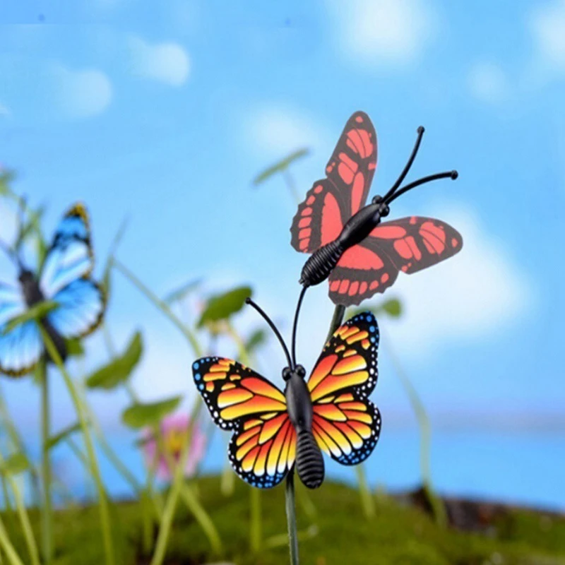 25pcs Butterflies Garden Decoration Outdoor Yard Planter Colorful Whimsical Butterfly Stakes Decoracion Flower Pots jardineria
25pcs Butterflies Garden Decoration Outdoor Yard Planter Colorful Whimsical Butterfly Stakes Decoracion Flower Pots jardineria