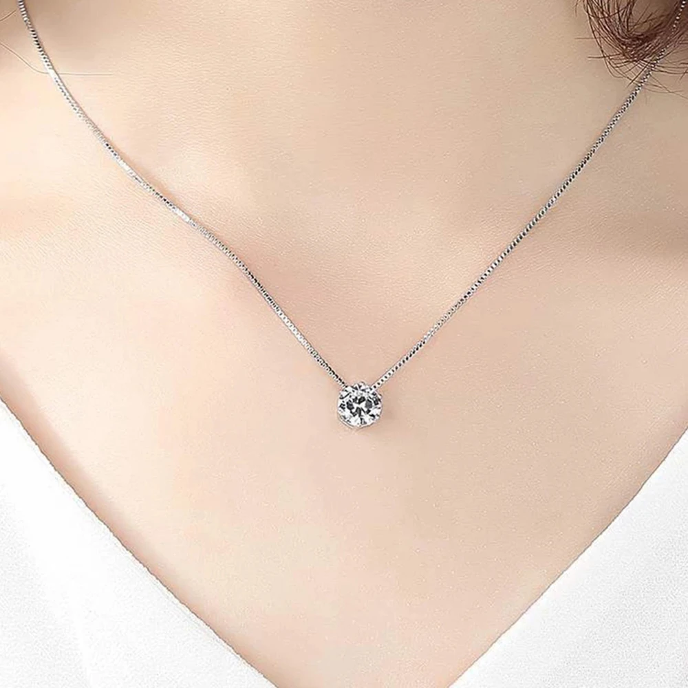 Cute Geometric Simple Round Choker Aaa Zircon Pendant Necklace For Women Engagement Fine Jewelry
Cute Geometric Simple Round Choker Aaa Zircon Pendant Necklace For Women Engagement Fine Jewelry