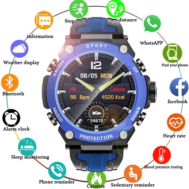 2021 New DK10 Men's Smart watch Multi-sports mode watch Blood pressure Measurement sleep Monitoring bluetooth music for Xiaomi
2021 New DK10 Men's Smart watch Multi-sports mode watch Blood pressure Measurement sleep Monitoring bluetooth music for Xiaomi