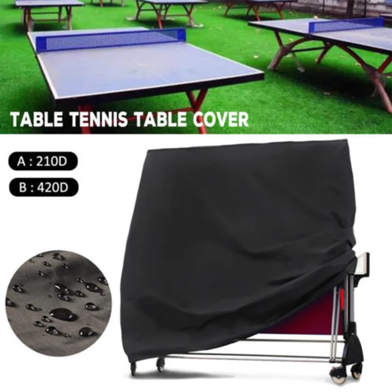 

Oxford Cloth Ping Pong Table Storage Cover Table Tennis Sheet Waterproof A Indoor Outdoor Protection Anti Rust Cover165x70x185cm