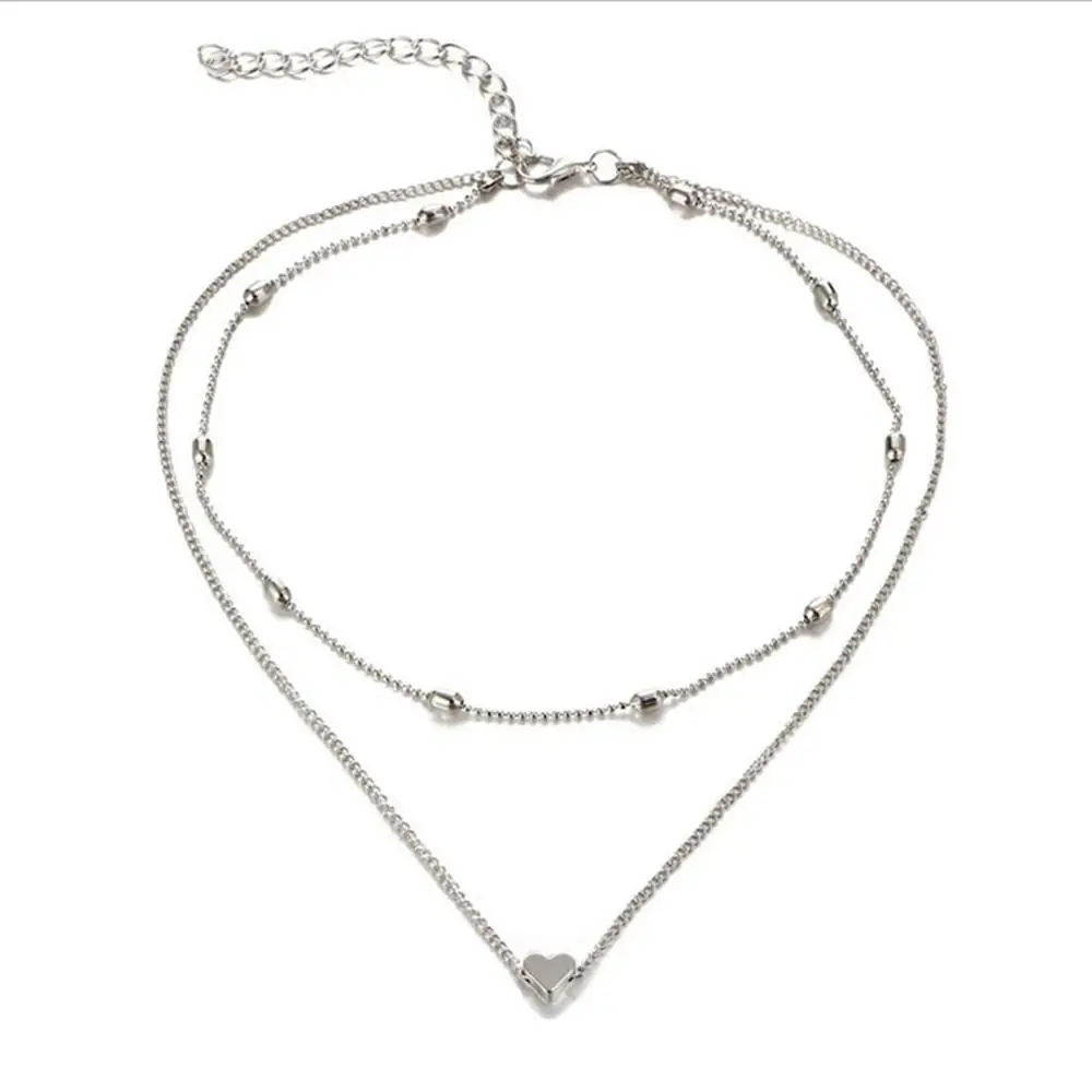 Bohemia Multilayer Tassel Love Heart Moon Charm Chokers Necklaces Women Vintage Gold Silver Color Cross Chokers Collar Jewelry
Bohemia Multilayer Tassel Love Heart Moon Charm Chokers Necklaces Women Vintage Gold Silver Color Cross Chokers Collar Jewelry