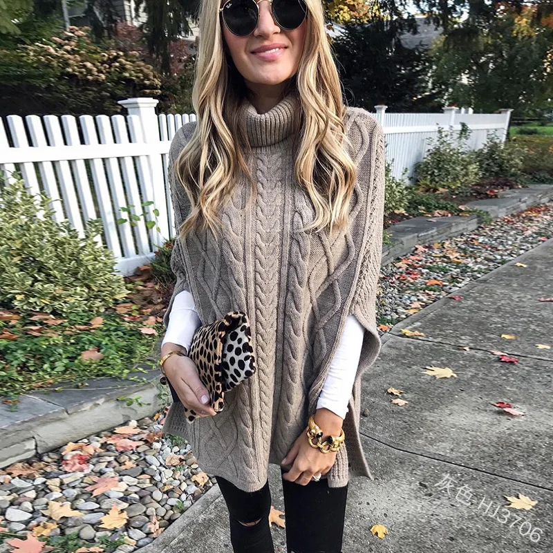 WEPBEL Women Sweaters Loose Fashion Pullover Turtle Neck Sweater Solid Color Top Full Sleeve
WEPBEL Women Sweaters Loose Fashion Pullover Turtle Neck Sweater Solid Color Top Full Sleeve