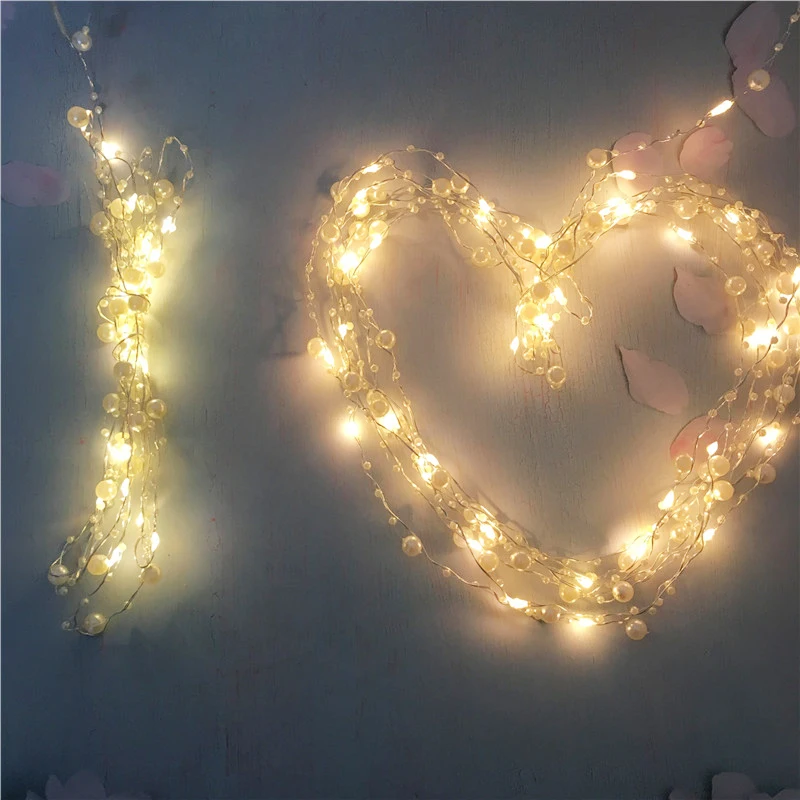 2M 5M 10M Retro Pearl LED Copper Wire String Lights Pearlized Fairy Holiday Lights for Wedding Home Party Decoration Lighting
2M 5M 10M Retro Pearl LED Copper Wire String Lights Pearlized Fairy Holiday Lights for Wedding Home Party Decoration Lighting