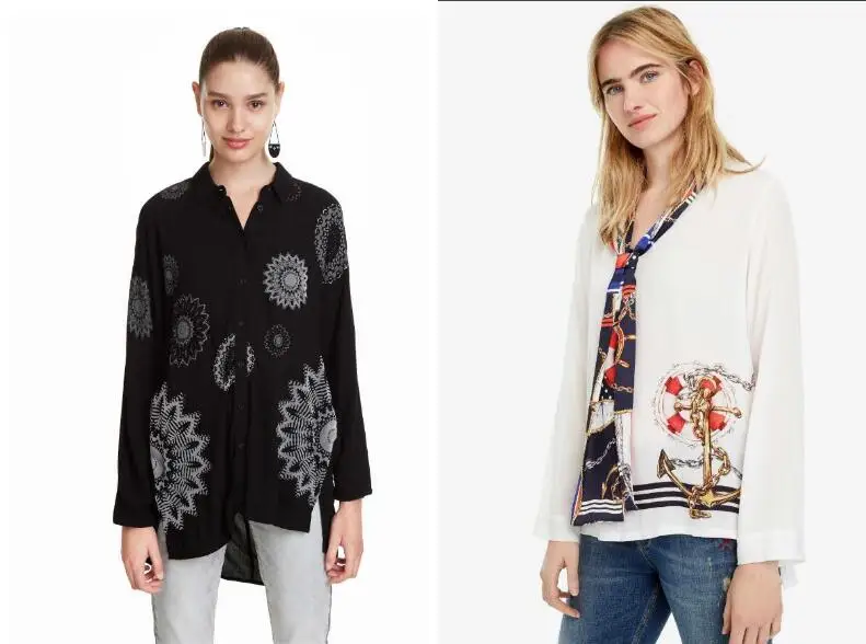 Blusas de corte abierto con estampado popular para mujer, blusas de autocultivo, ropa de España 2021
Blusas de corte abierto con estampado popular para mujer, blusas de autocultivo, ropa de España 2021