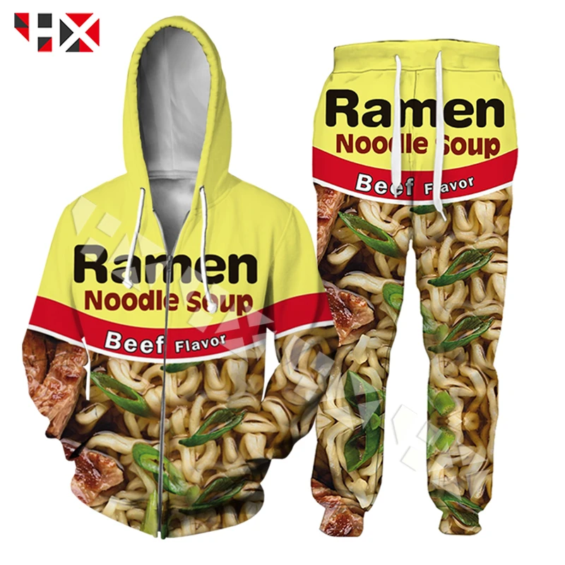 HX 2021 Autumn Trend Food Street Sweatshirt Set 3D Printed Food Beef Noodle Unisex Casual Harajuku Style Set HX342
HX 2021 Autumn Trend Food Street Sweatshirt Set 3D Printed Food Beef Noodle Unisex Casual Harajuku Style Set HX342