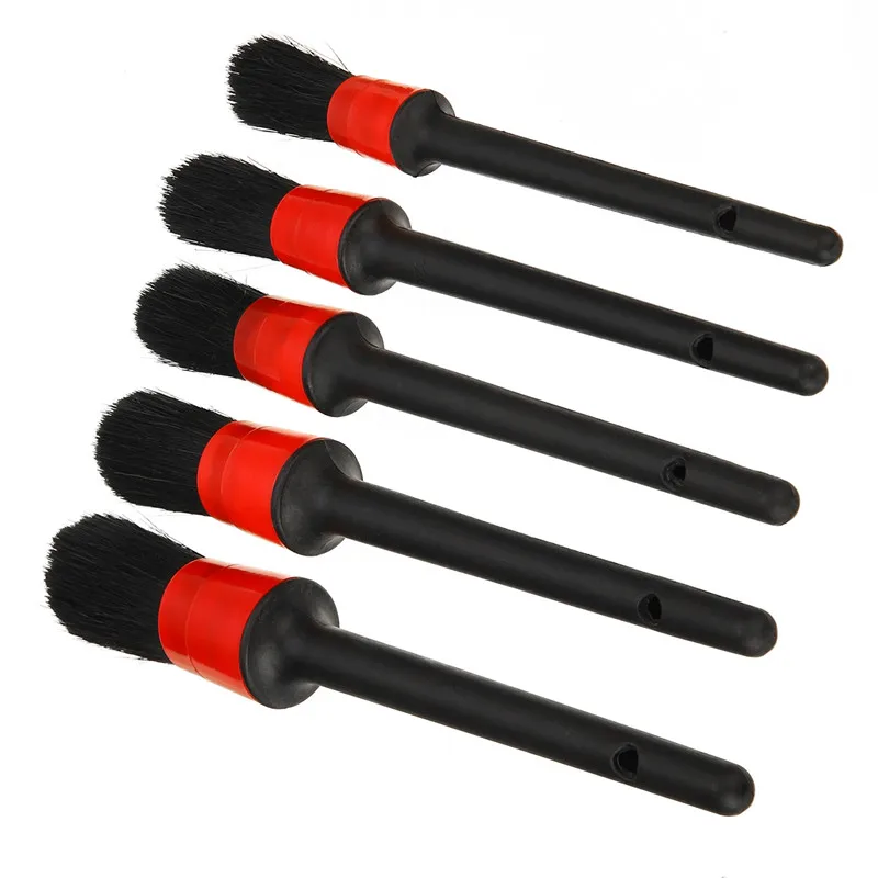5 Pack Car Cleaning Tool Natural Boar Hair Automotive Detailing Brushes for Cleaning Wheels Interior Interior Exterior Air Vents
5 Pack Car Cleaning Tool Natural Boar Hair Automotive Detailing Brushes for Cleaning Wheels Interior Interior Exterior Air Vents