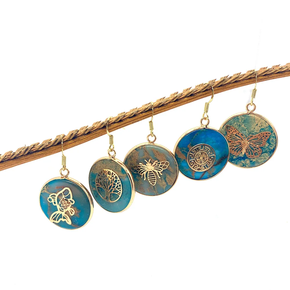 Fashion Earrings Natural Blue Shoushan Stone Round Jewelry Edging DIY Production Pendant Ear Studs Earring Jewelry Wholesale
Fashion Earrings Natural Blue Shoushan Stone Round Jewelry Edging DIY Production Pendant Ear Studs Earring Jewelry Wholesale