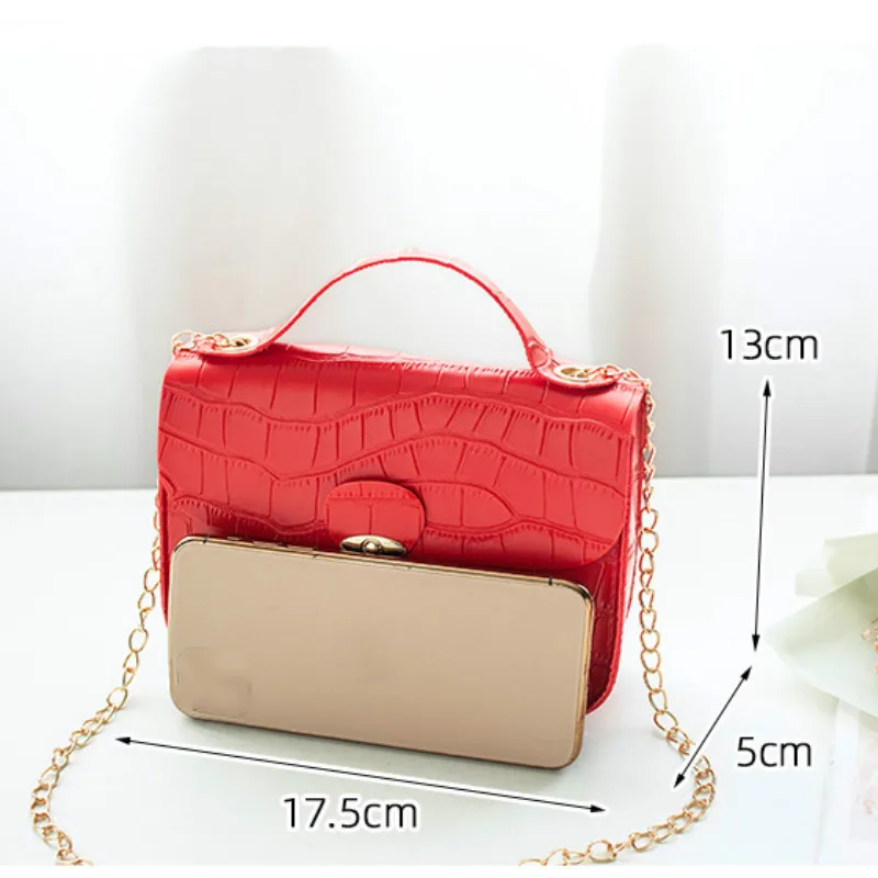 2021 Korean fashion crocodile pattern small square bag ladies shoulder bags messenger mobile phone bag sac main femme for Women
2021 Korean fashion crocodile pattern small square bag ladies shoulder bags messenger mobile phone bag sac main femme for Women