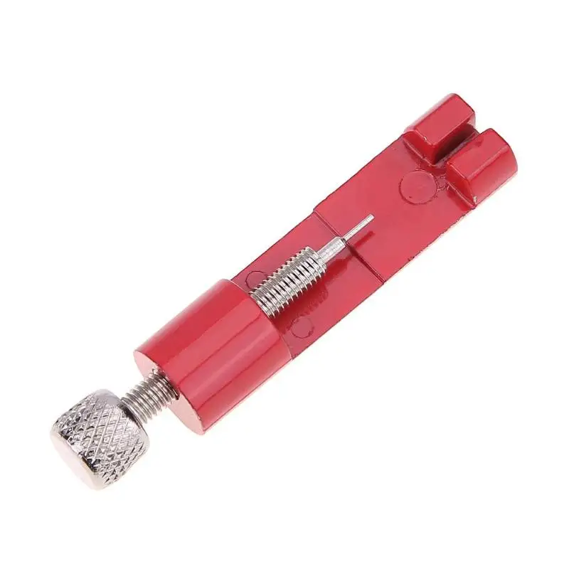 Watch Band Adjustable Remover Kit Metal Strap Bracelet Link Pin Repair Tool with Extra Pins Red Tools Set
Watch Band Adjustable Remover Kit Metal Strap Bracelet Link Pin Repair Tool with Extra Pins Red Tools Set