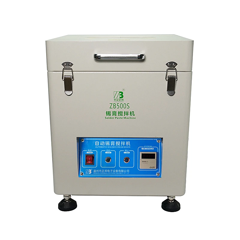 

220V ZB500S Automatic Soldering Solder Paste Mixer Tin Cream Mixer 500g-1000g SMT Equipment for PCB Assembly