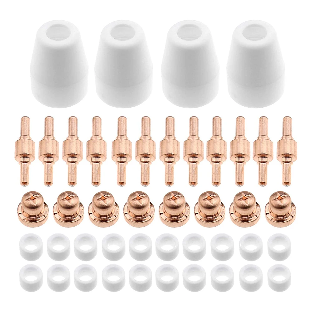 65Pcs Air Plasma Cutting Tips For LG-40 PT-31 Cutter Consumables CUT-40 CUT-50D Swirling Rings Electrode Shield Cups
65Pcs Air Plasma Cutting Tips For LG-40 PT-31 Cutter Consumables CUT-40 CUT-50D Swirling Rings Electrode Shield Cups