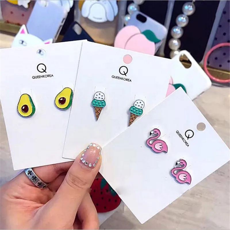 Cartoon Enamel Birds Flamingo Stud Earrings Ear Accessories Cute Fruit Avocado Ice Cream Earings For Girl Statement Jewelry
Cartoon Enamel Birds Flamingo Stud Earrings Ear Accessories Cute Fruit Avocado Ice Cream Earings For Girl Statement Jewelry