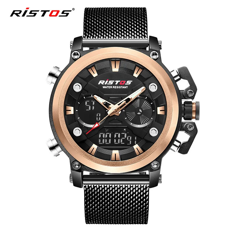RISTOS/li spindle (9399 brand-new sports men watch fashion show multi-functional waterproof men's watch 
RISTOS/li spindle (9399 brand-new sports men watch fashion show multi-functional waterproof men's watch