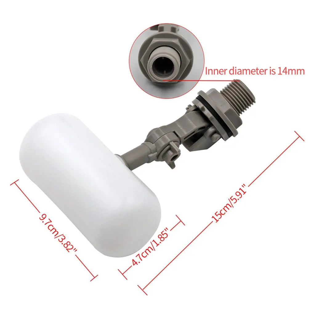 Miniature Plastic Float Valve Automatic Water Level Controller 4 Points T Ball Adjustable Float Valve Small Water Tank
Miniature Plastic Float Valve Automatic Water Level Controller 4 Points T Ball Adjustable Float Valve Small Water Tank