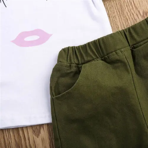 Toddler Kids Baby Girls Short Sleeve T-shirt Ripped Hole Pants Outfits Clothes
Toddler Kids Baby Girls Short Sleeve T-shirt Ripped Hole Pants Outfits Clothes