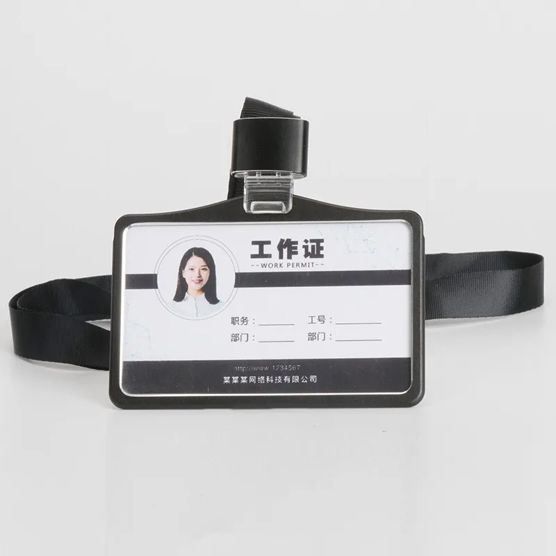 Horizontal Aluminum Alloy Work Name Card Holders Credit Card Holder Men Women Business Work Card ID Badge Lanyard Holder
Horizontal Aluminum Alloy Work Name Card Holders Credit Card Holder Men Women Business Work Card ID Badge Lanyard Holder